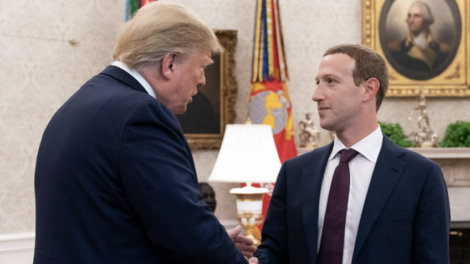 Trump e Zuckerberg